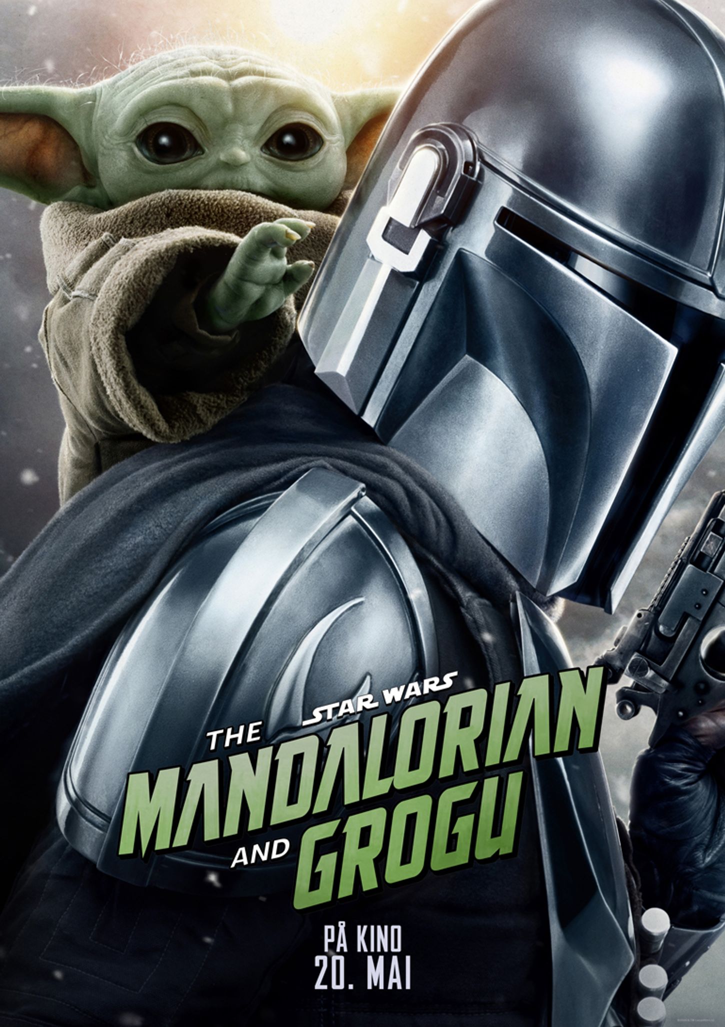 Plakat for 'The Mandalorian and Grogu'
