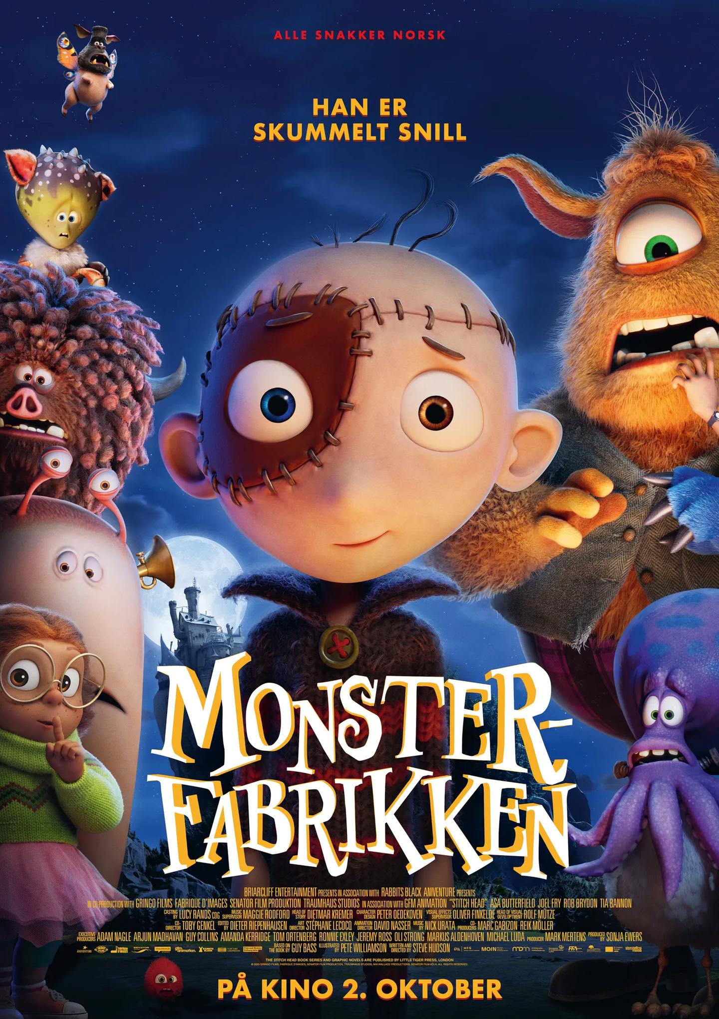 Plakat for 'Monsterfabrikken'