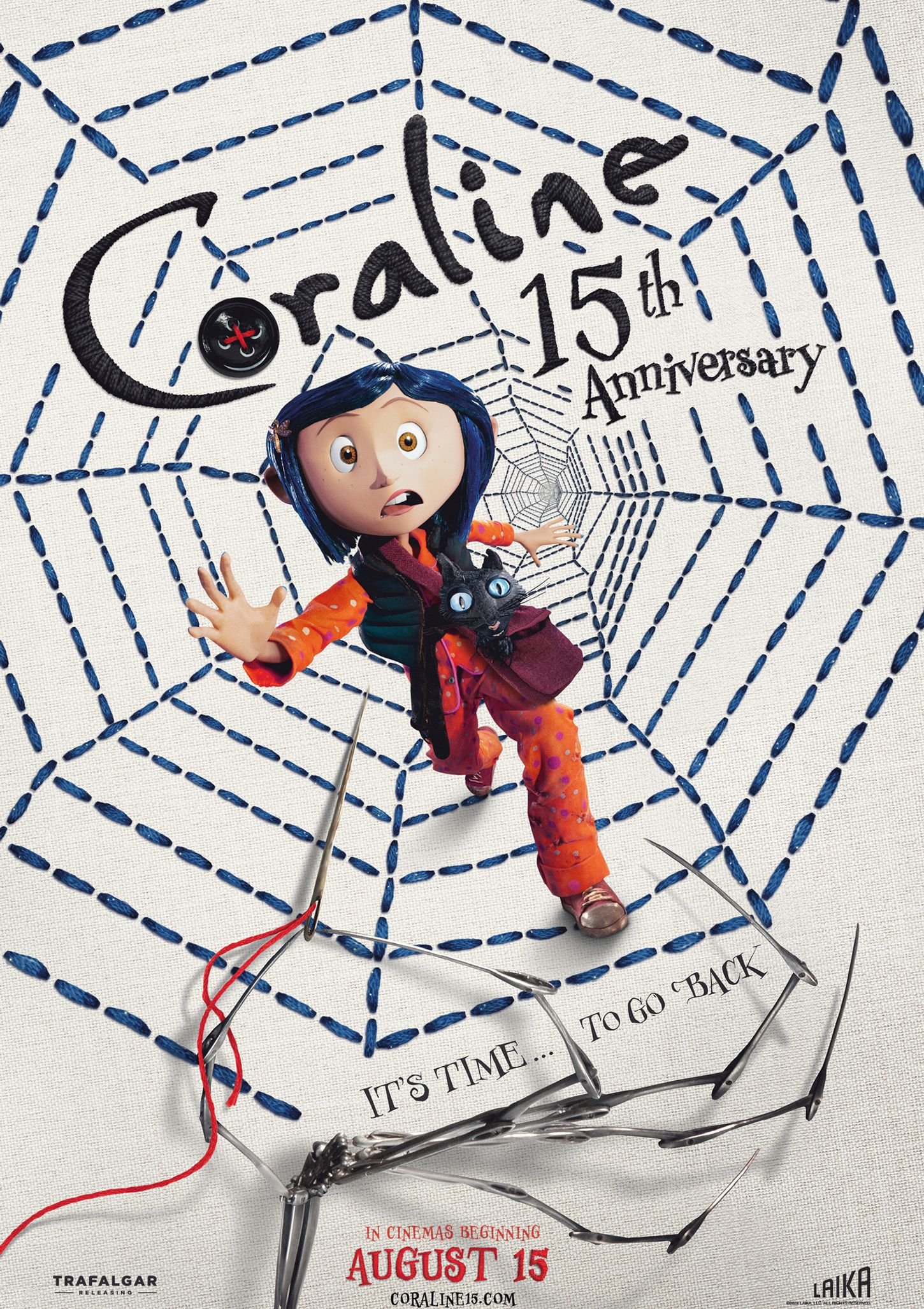 Plakat for 'Coraline 15th Anniversary '