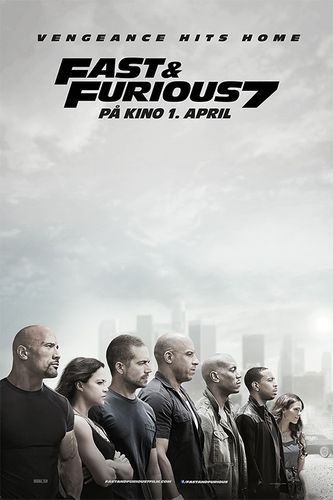Plakat for 'Fast & Furious 7'