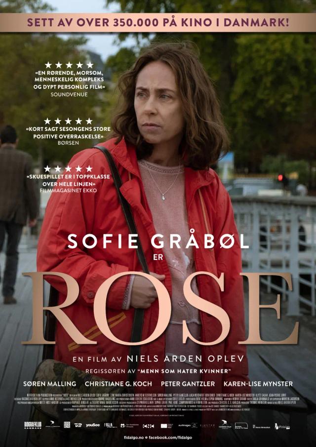 Sofie Gråbøl in a red shirt