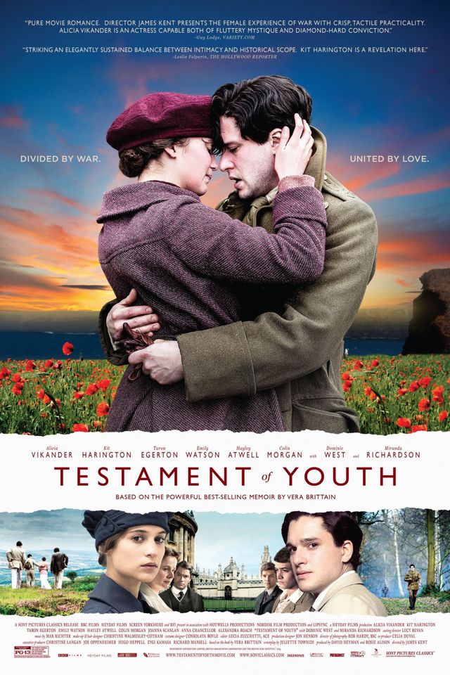 Kit Harington og Alicia Vikander i Testament of Youth