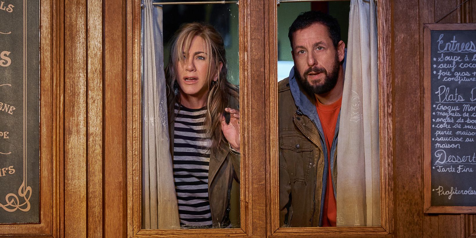 Jennifer Aniston og Adam Sandler i Murder Mystery 2