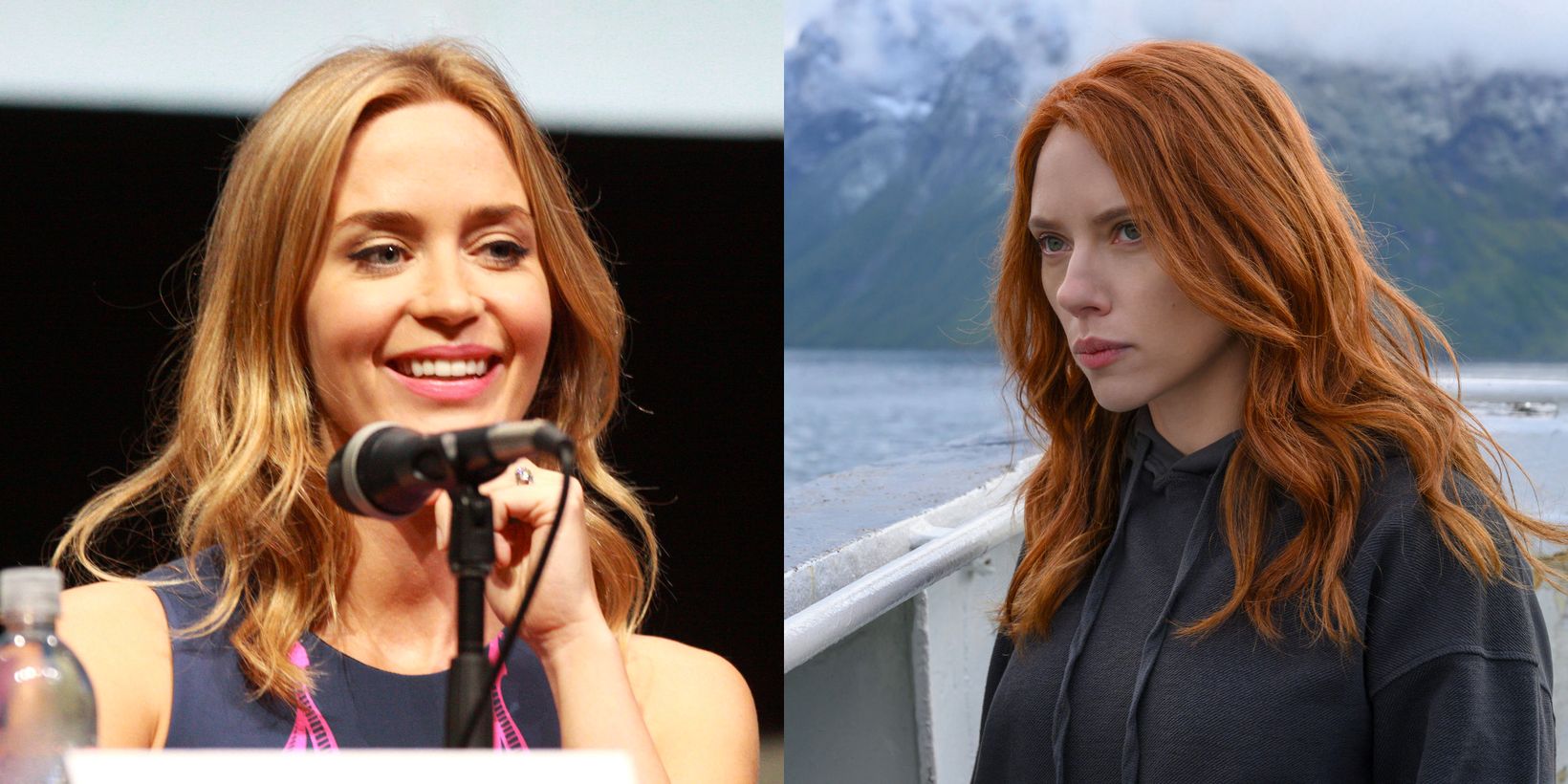 Emily Blunt og Scarlett Johansson