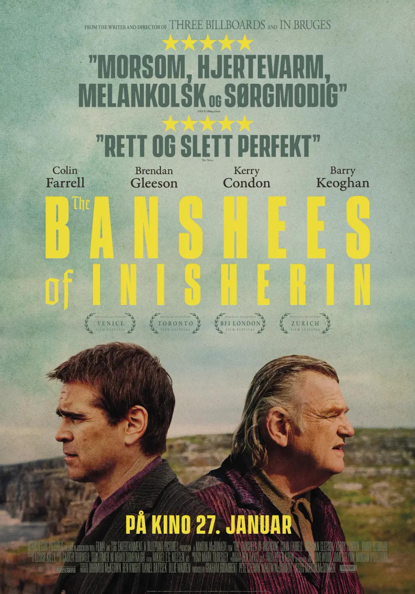 Plakat for 'The Banshees of Inisherin'