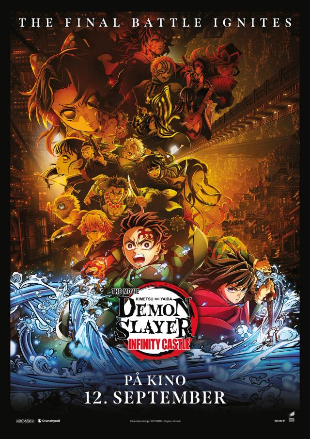Plakat for 'Demon Slayer: Kimetsu no Yaiba Infinity Castle'