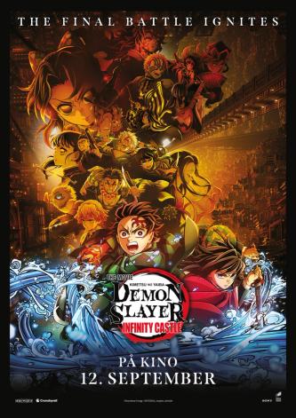 Plakat for 'Demon Slayer: Kimetsu no Yaiba Infinity Castle'