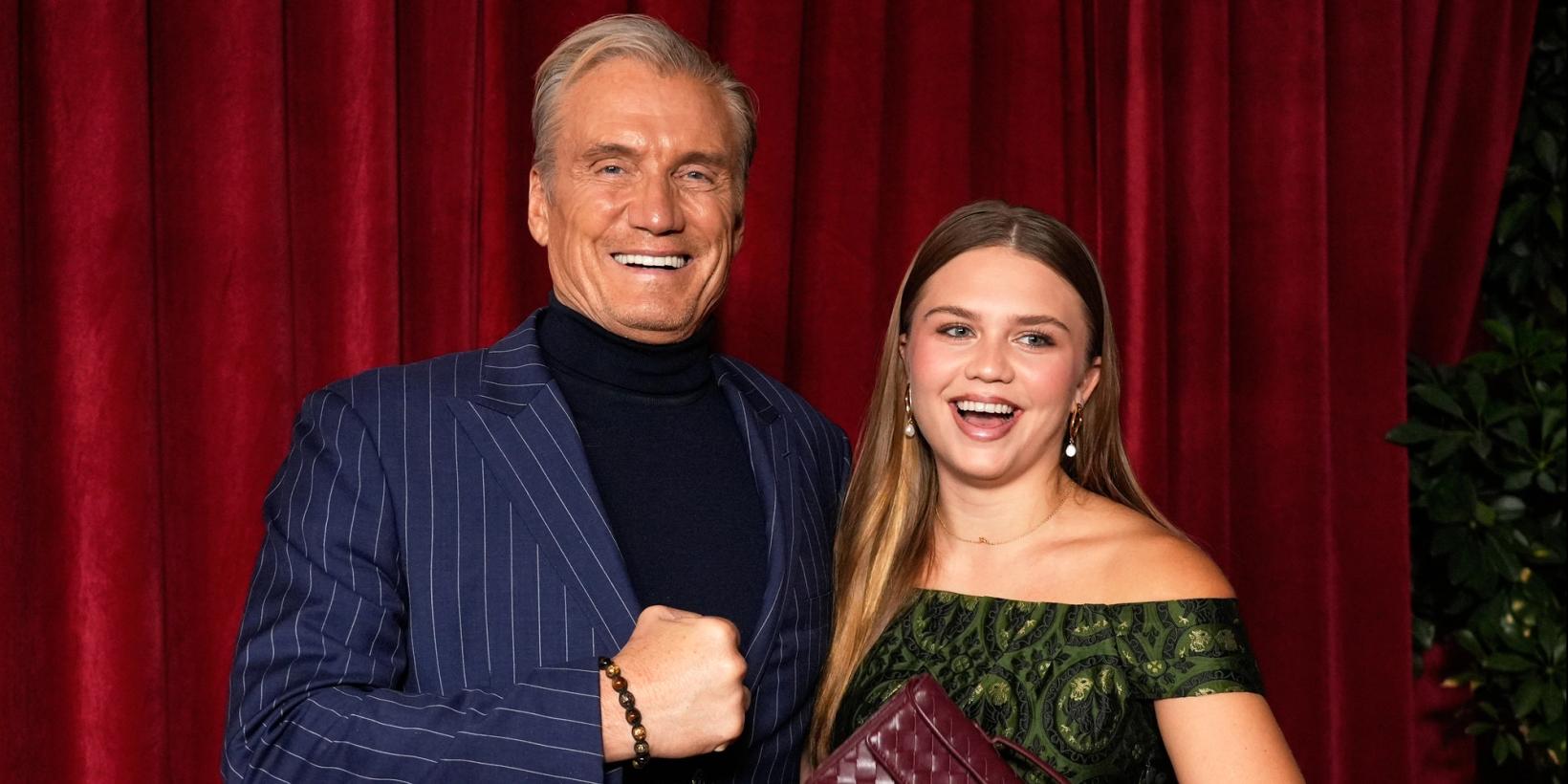 Dolph Lundgren og datteren Greta