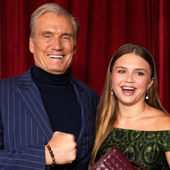 Dolph Lundgren og datteren Greta