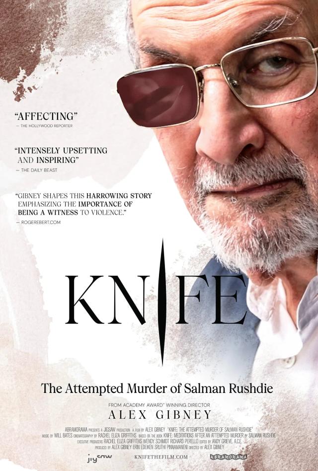 Bilde fra 'Knife: The Attempted Murder of Salman Rushdie'