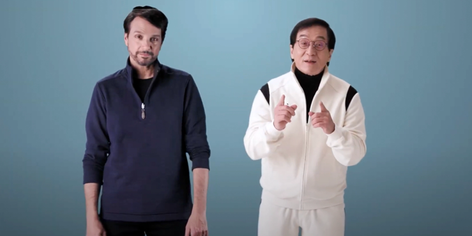 Ralph Macchio og Jackie Chan