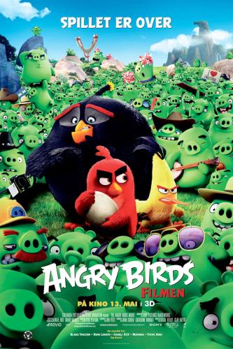 Plakat for 'Angry Birds Filmen (3D, norsk tale)'