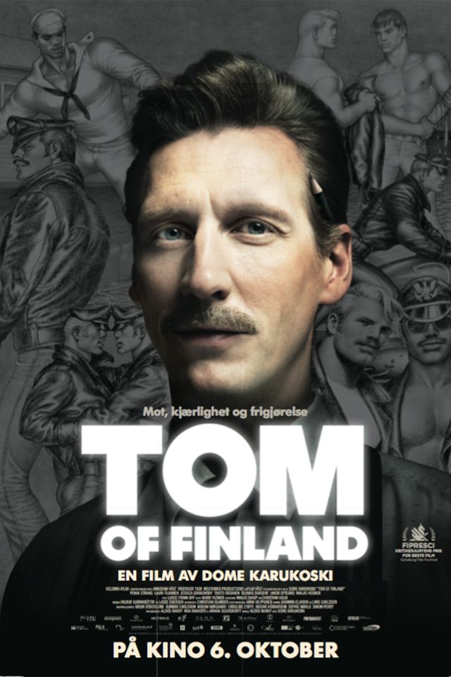 Lauri Tilkanen, Jessica Grabowsky og Pekka Strang i Tom of Finland