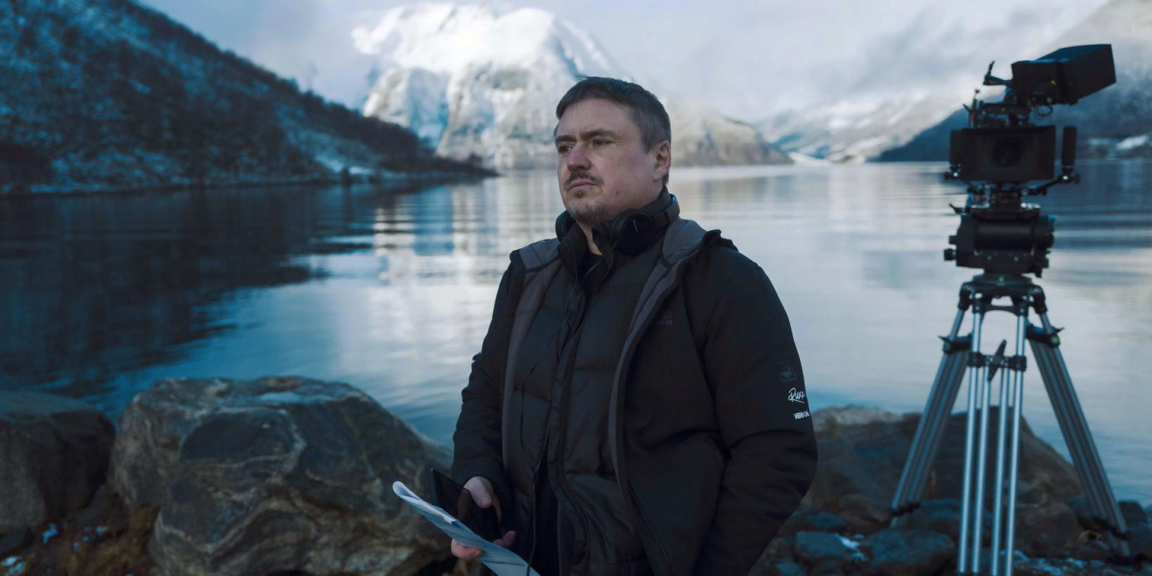 Cristian Mungiu under innspillingen av Fjord