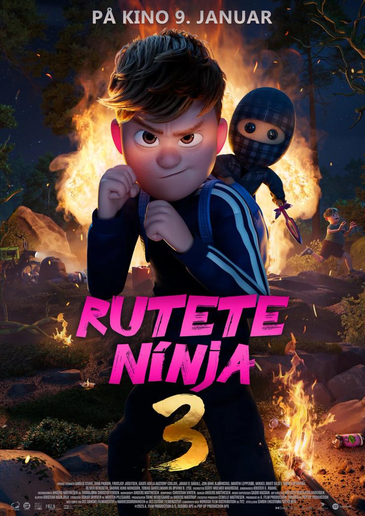 Plakat fra 'Rutete Ninja 3'