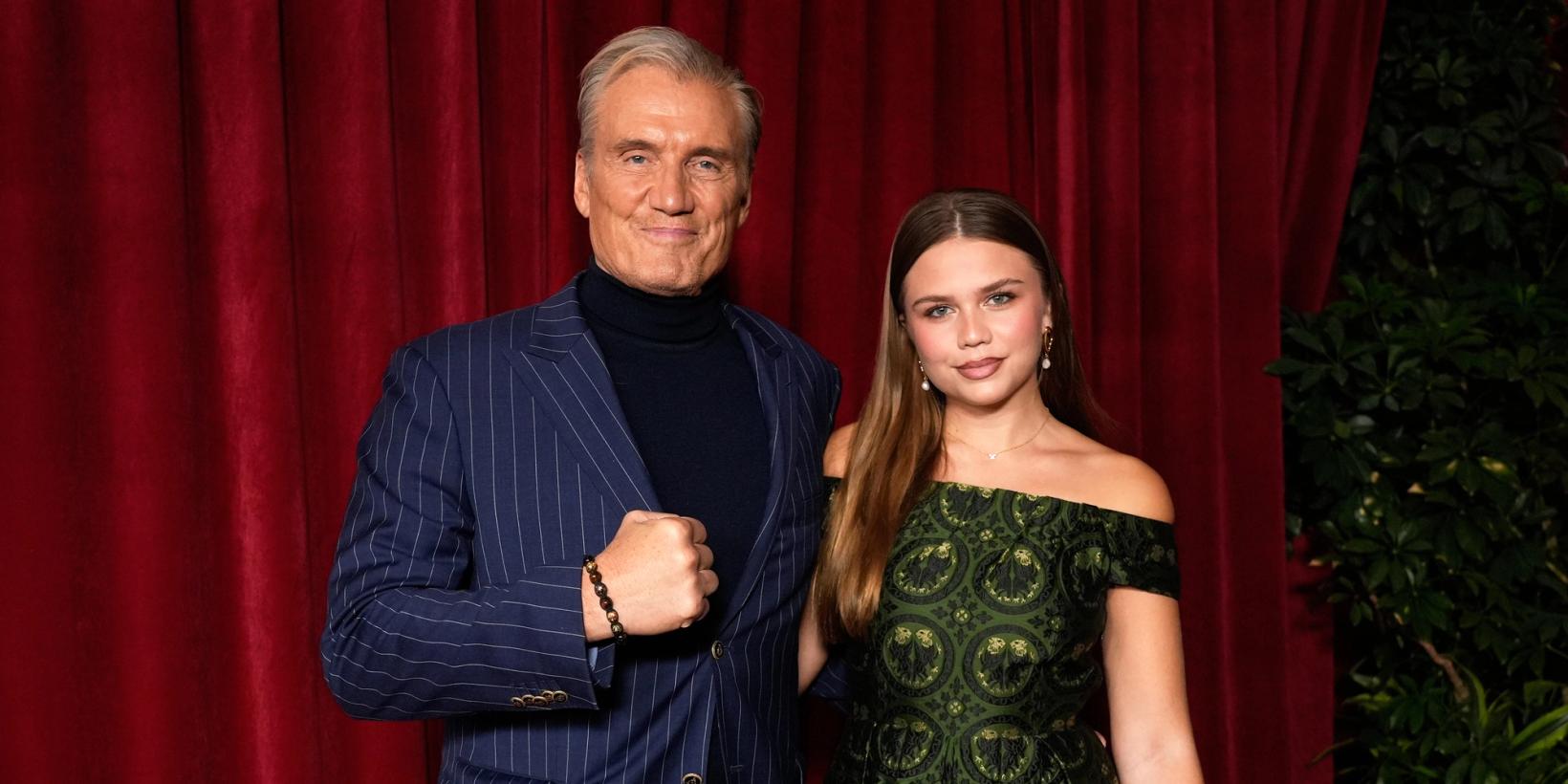 Dolph Lundgren og datteren Greta