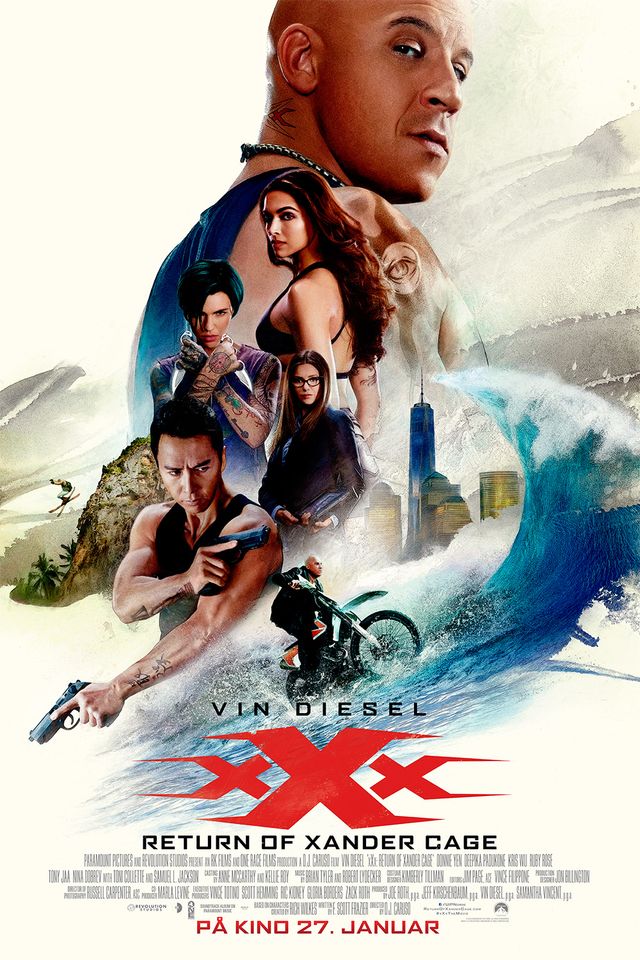 Ruby Rose, Nina Dobrev og Vin Diesel i xXx: Return of Xander Cage