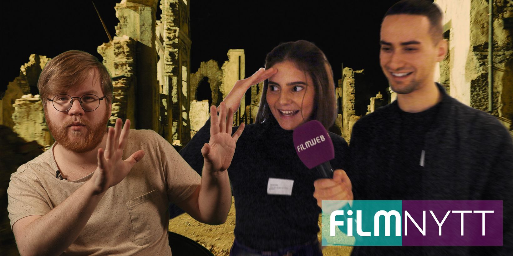 Erlend, Karen Øye og Cengiz Al i Filmnytt