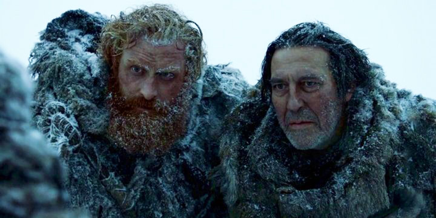 Kristofer Hivju og Ciarán Hinds i Game of Thrones