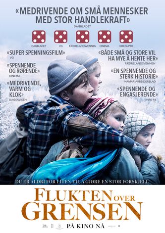 Plakat for 'Flukten over grensen'