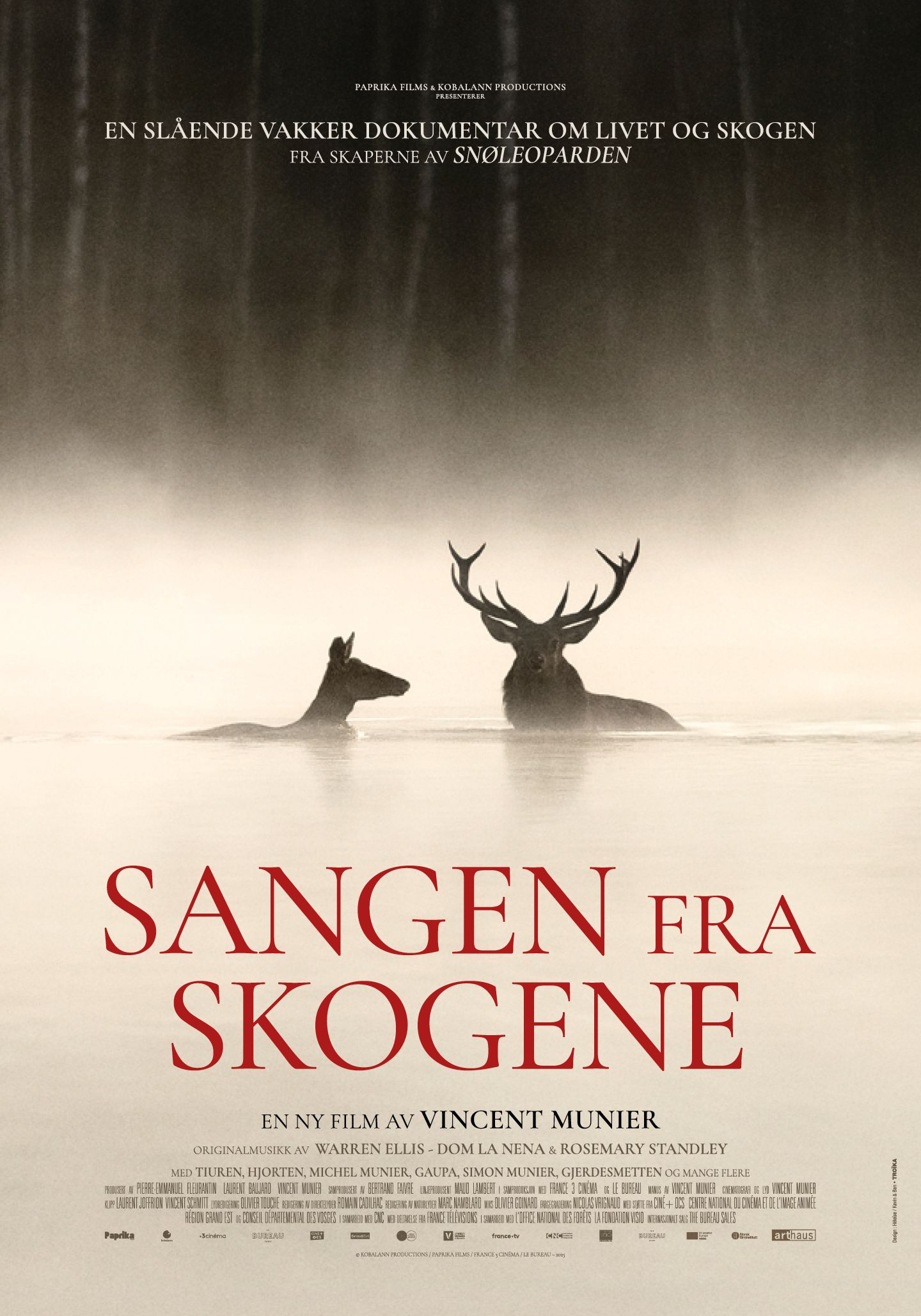 Plakat for 'Sangen fra skogene'