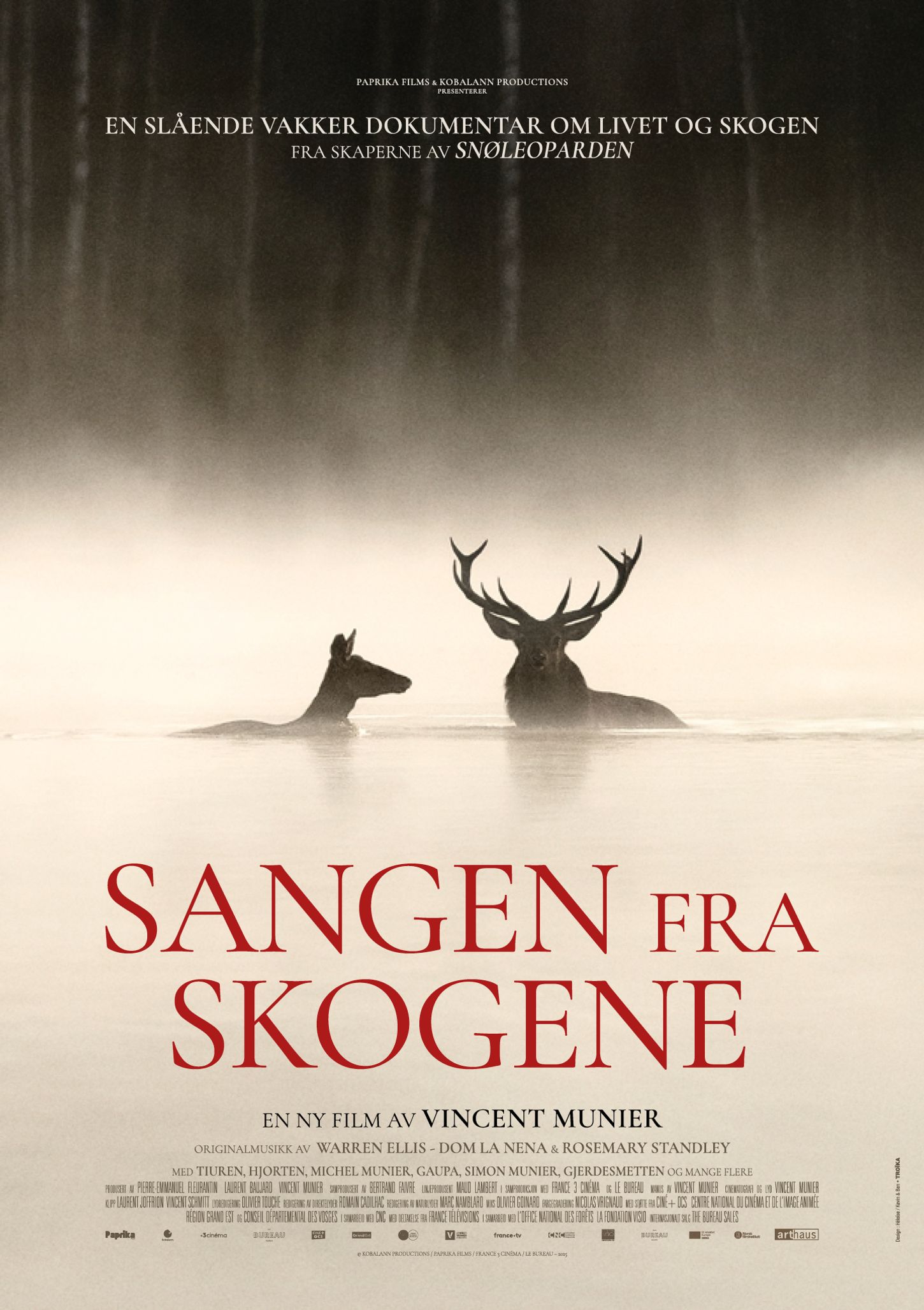 Plakat for 'Sangen fra skogene'