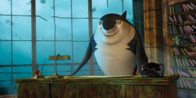 Mafiabossen Don Lino (Robert de Niro/Otto Jespersen) i Stor ståhai