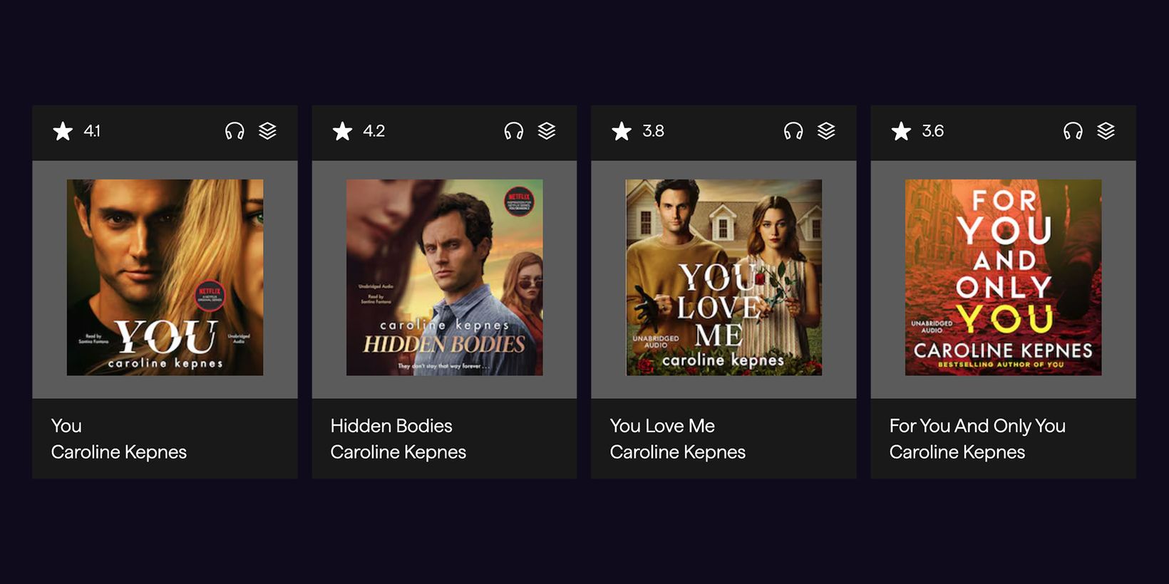 "You"-bøkene av Caroline Kepnes i BookBeat