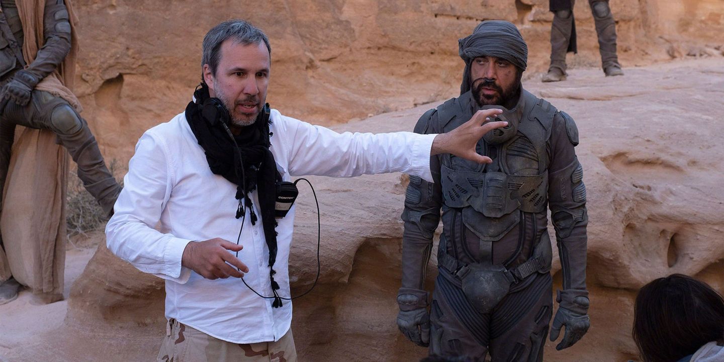 Denis Villeneuve under innspillingen av Dune