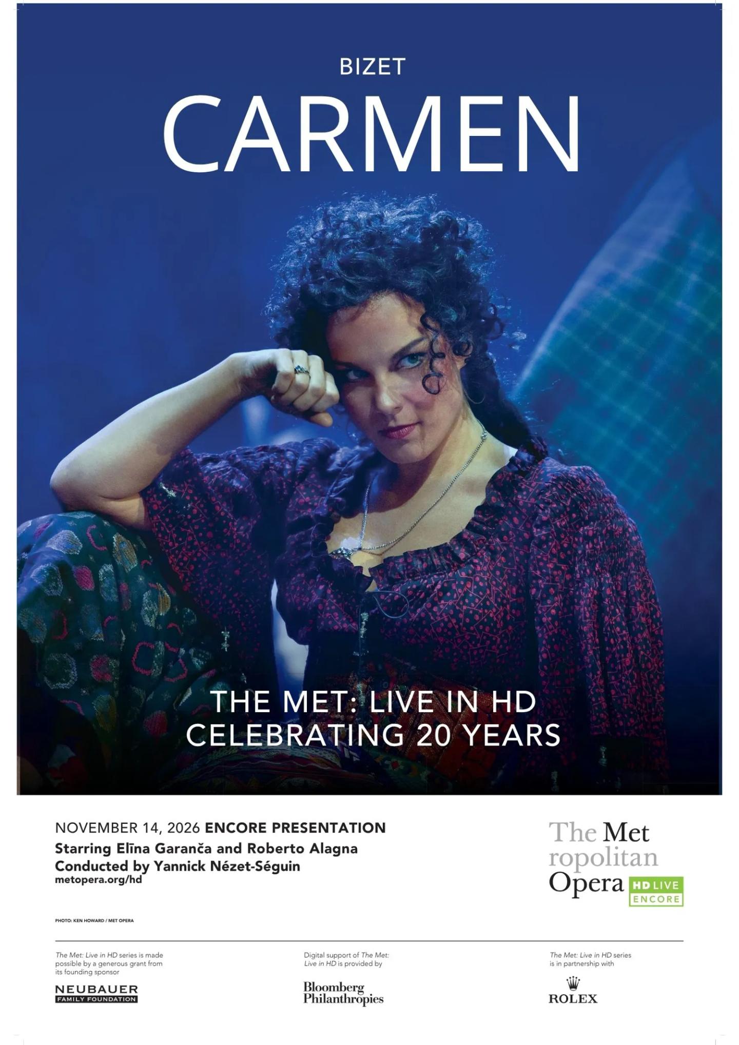 The Met Opera: CARMEN (Bizet) – ENCORE