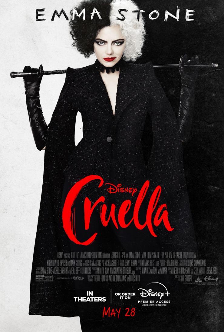 Emma Stone i Disneys Cruella – plakat