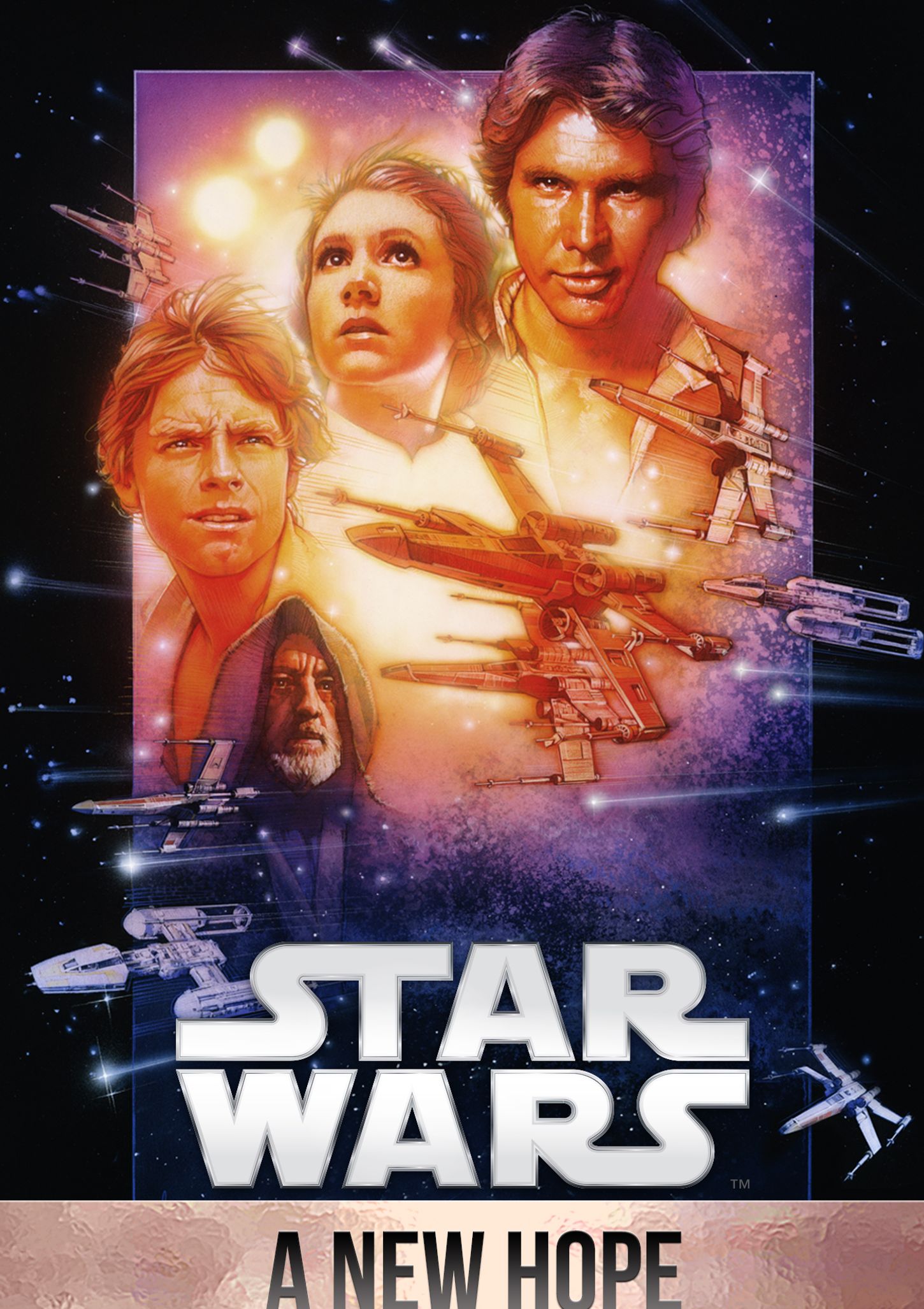 Plakat for 'Star Wars - Episode IV: A New Hope (1977)'