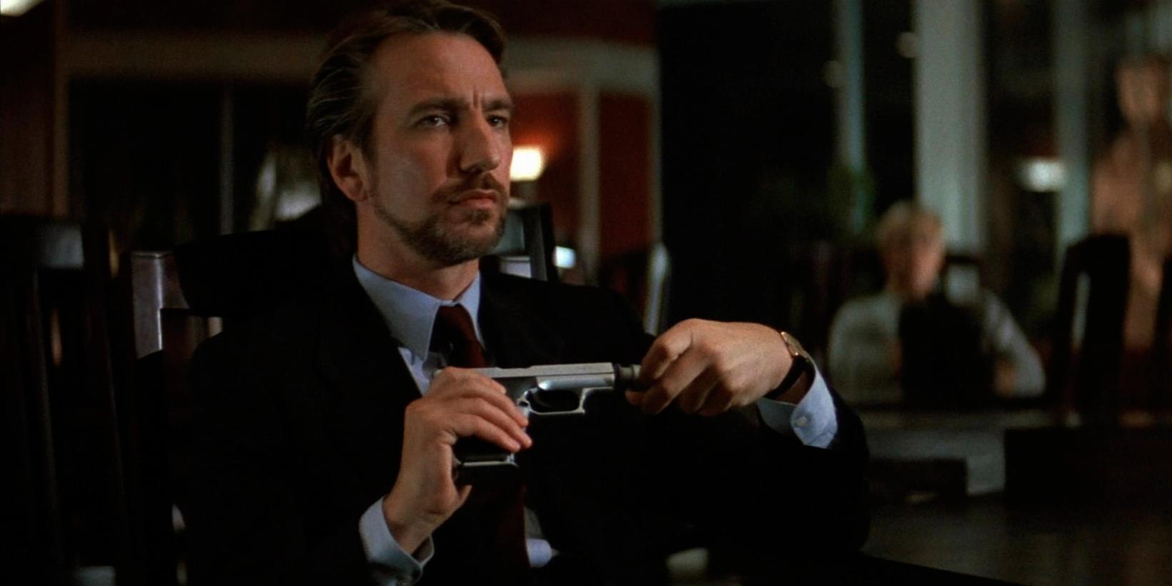 Alan Rickman som Hans Gruber i Die Hard