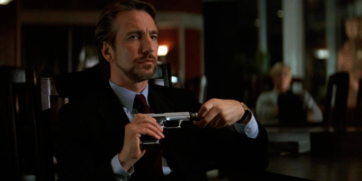 Alan Rickman som Hans Gruber i Die Hard