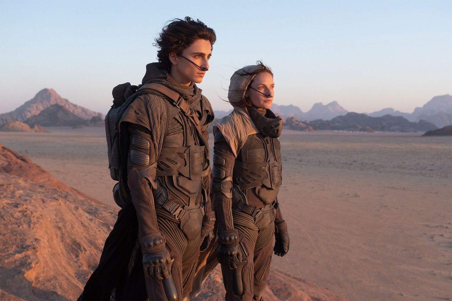 Timothée Chalamet og Rebecca Ferguson i Dune (2020)