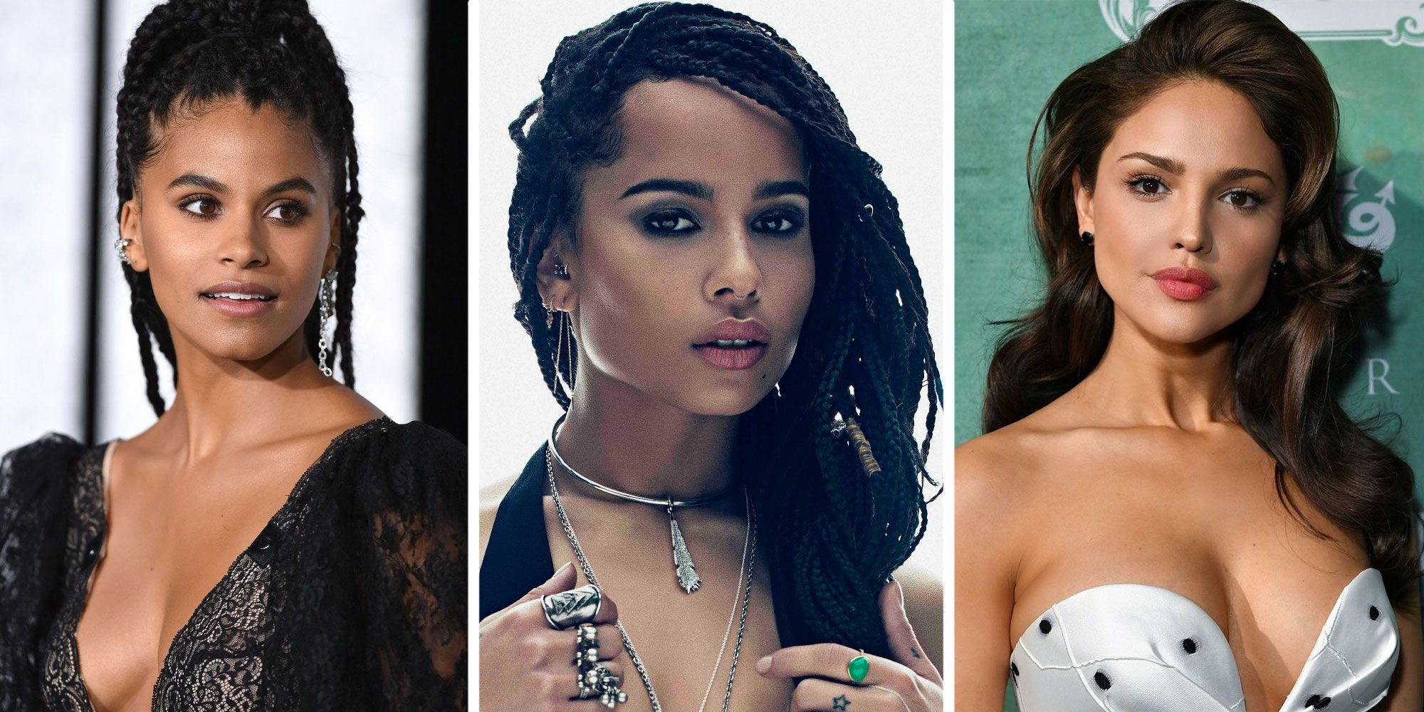 Zazie Beets, Zoe Kravitz og Eiza Gonzales