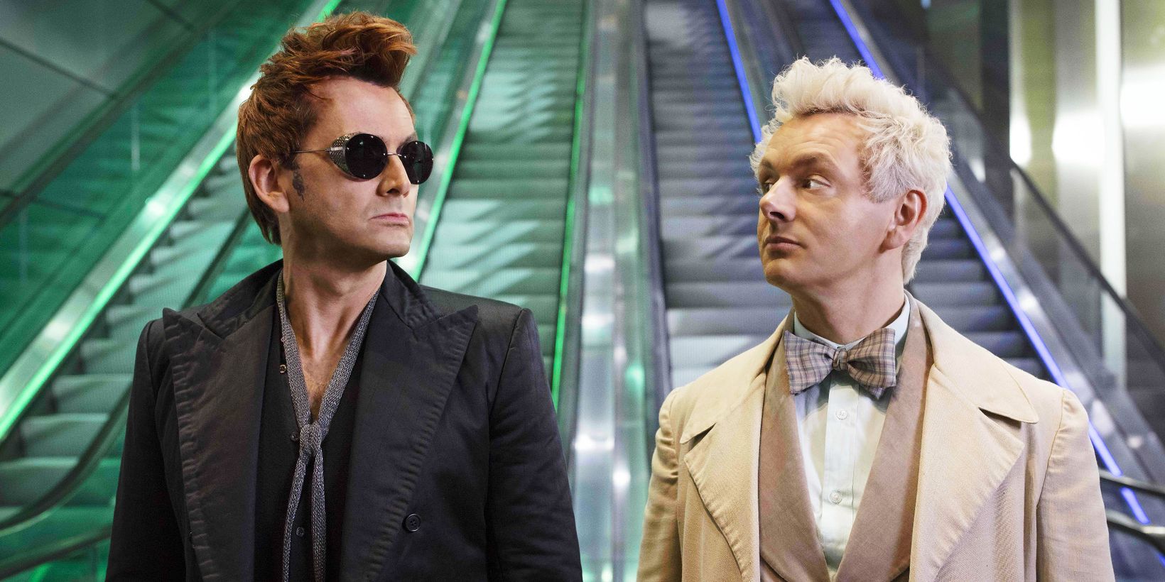 David Tennant og Michael Sheen i Good Omens