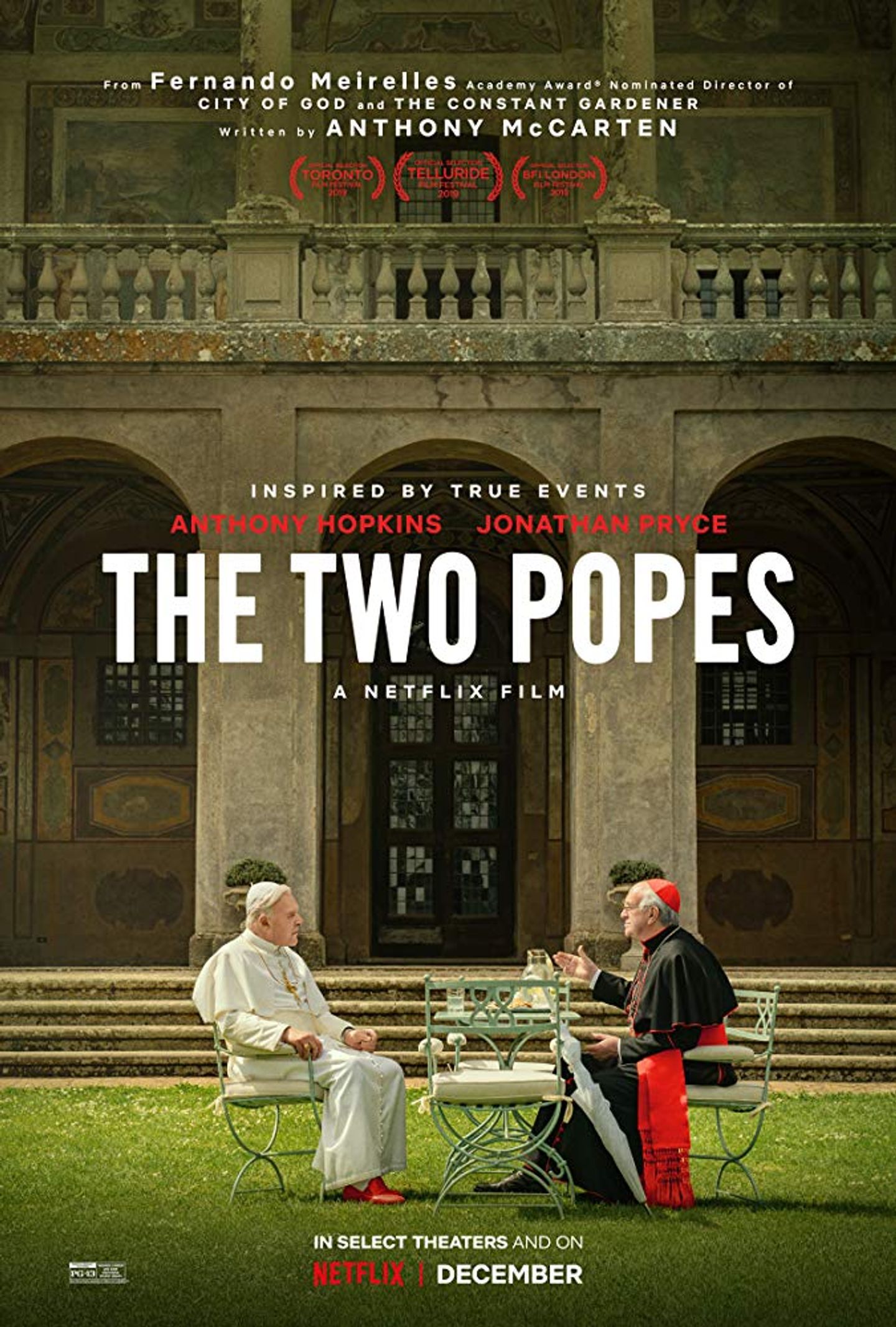 Plakat for 'The Two Popes'