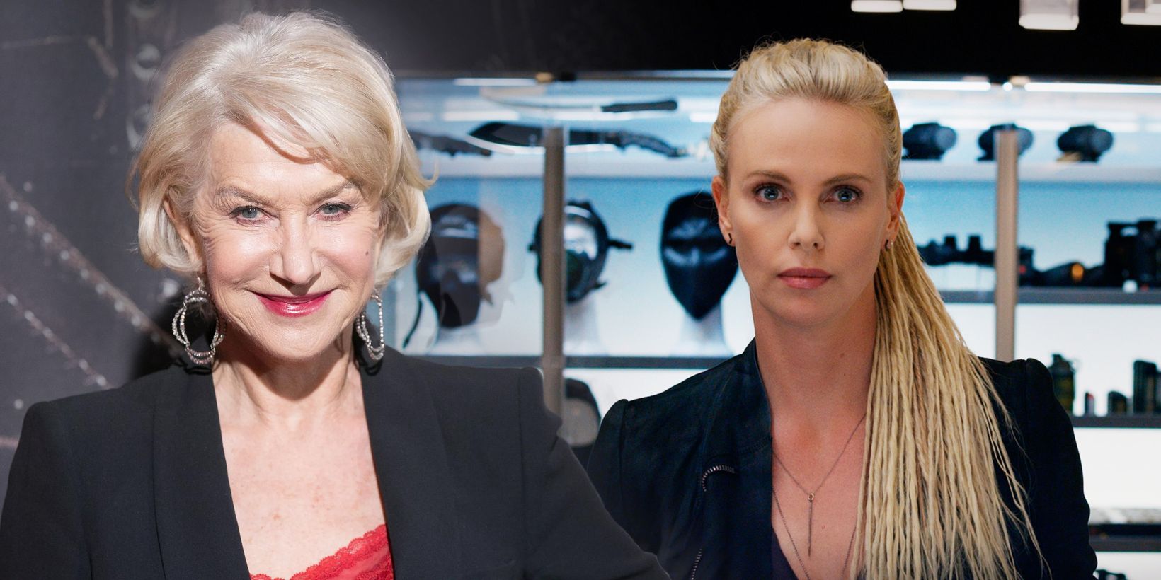 Helen Mirren og Charlize Theron