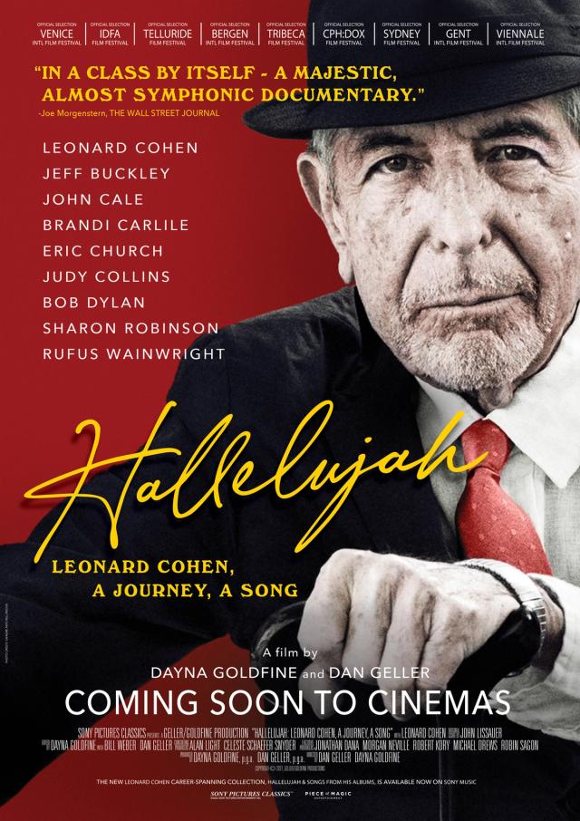 Plakat for 'Hallelujah: Leonard Cohen, a Journey, a Song'