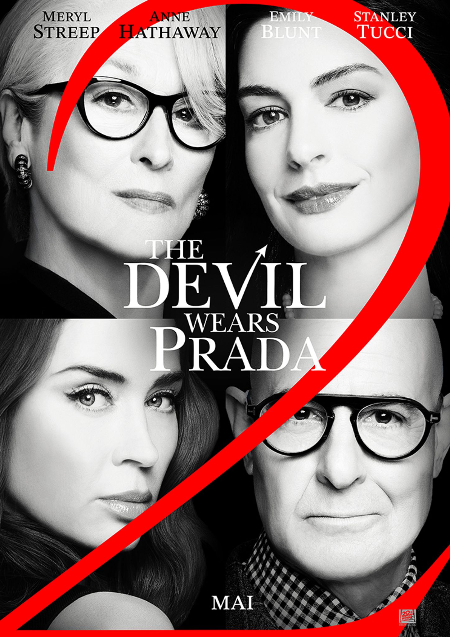 Plakat for 'The Devil Wears Prada 2'