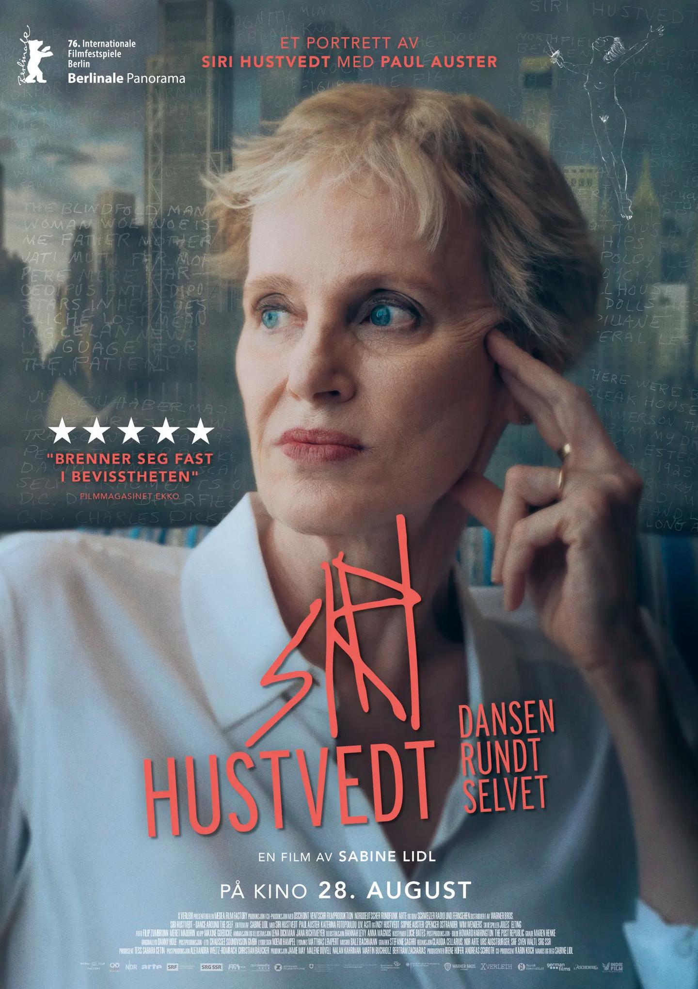 Plakat for 'Siri Hustvedt - Dansen rundt selvet'