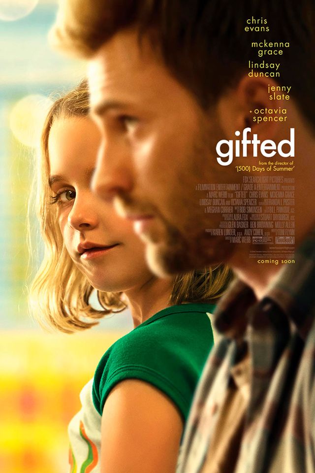 Mckenna Grace og Chris Evans i Gifted