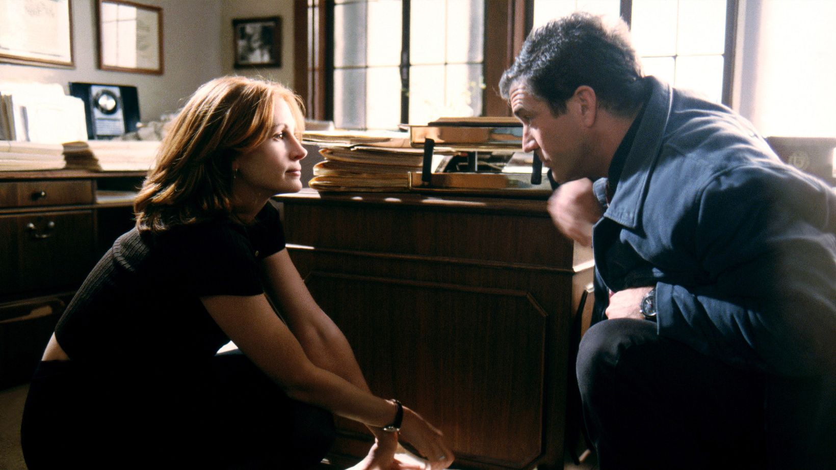Julia Roberts og Mel Gibson i Conspiracy Theory/Sammensvergelsen
