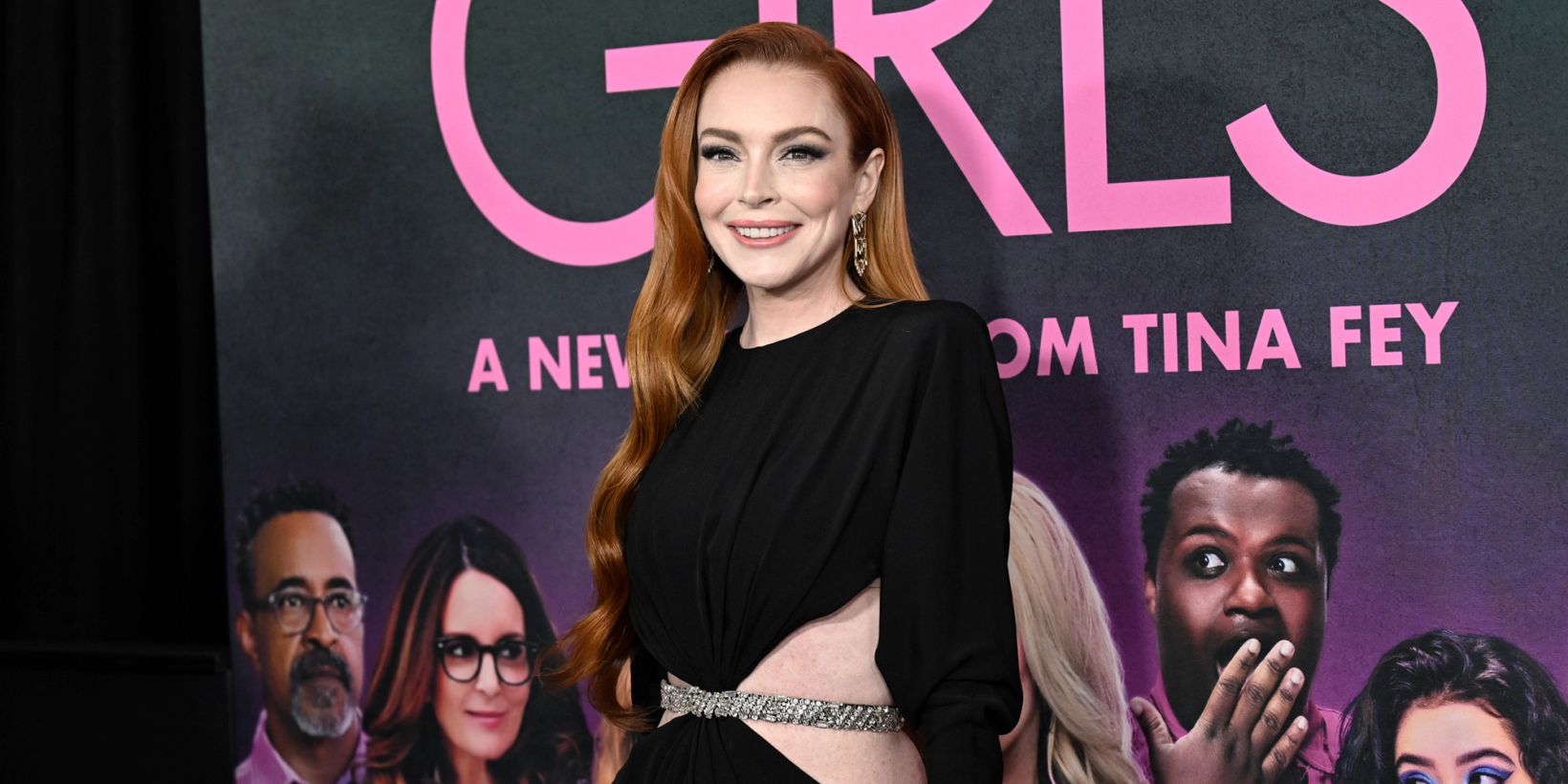 Lindsay Lohan på premieren til Mean Girls 2024