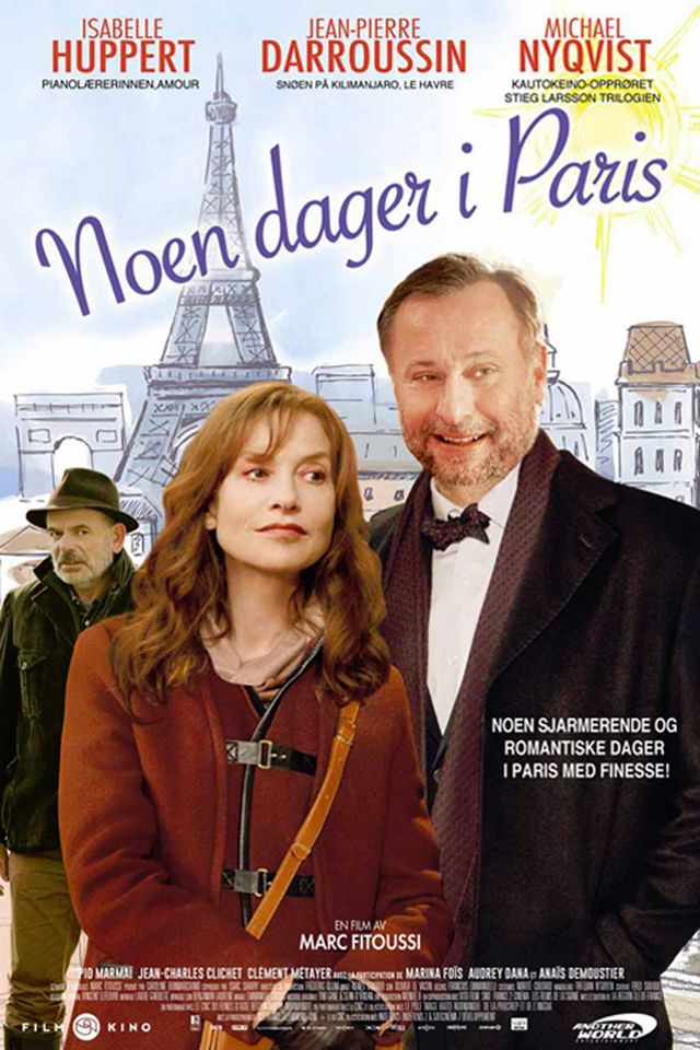 Isabelle Huppert og Michael Nyqvist i En helg i Paris