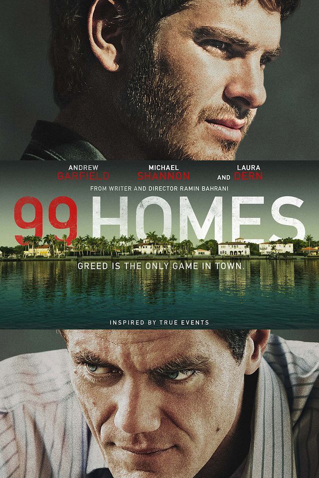 Andrew Garfield og Michael Shannon i 99 Homes