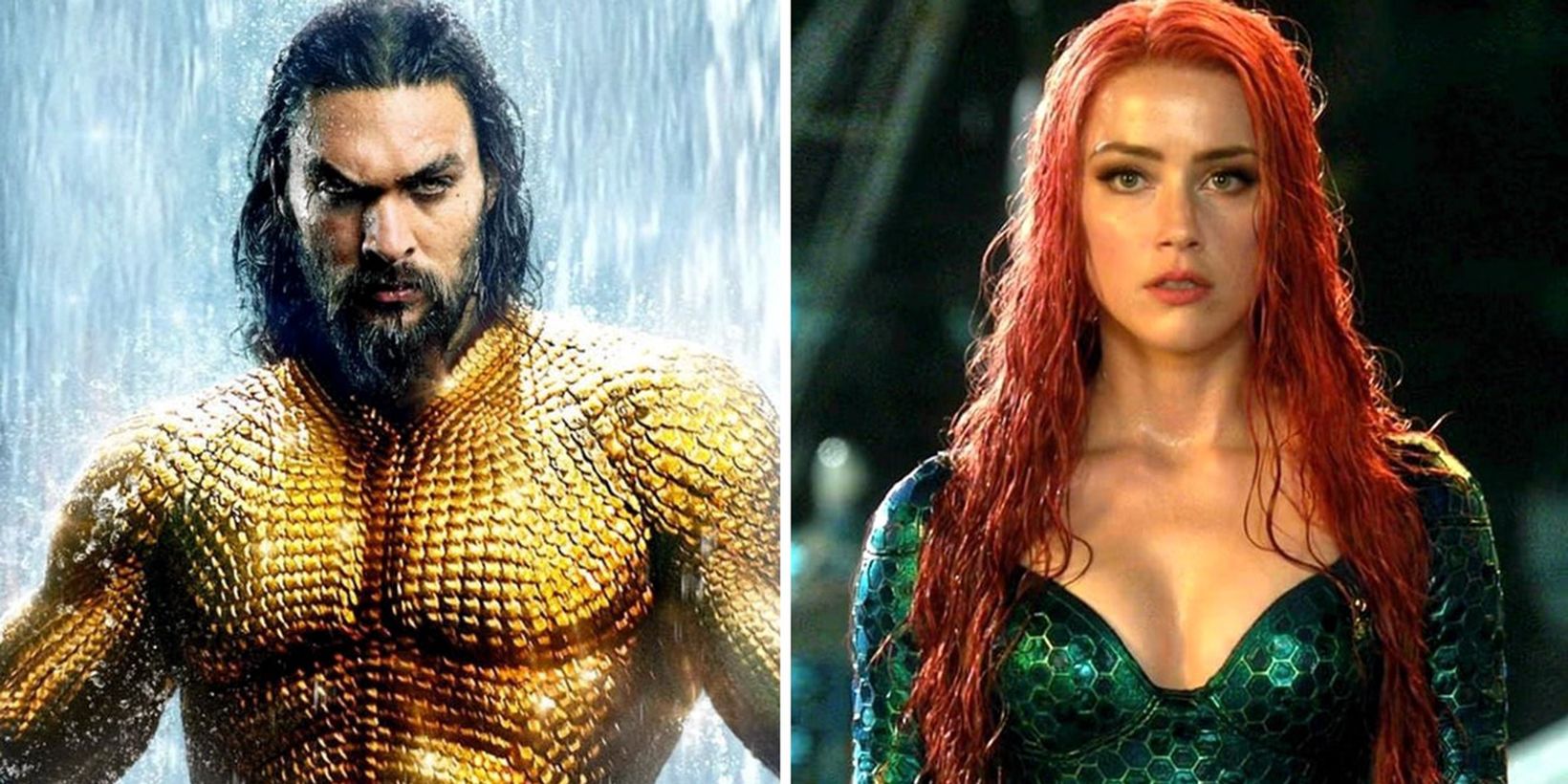 Jason Momoa, Amber Heard, Aquaman