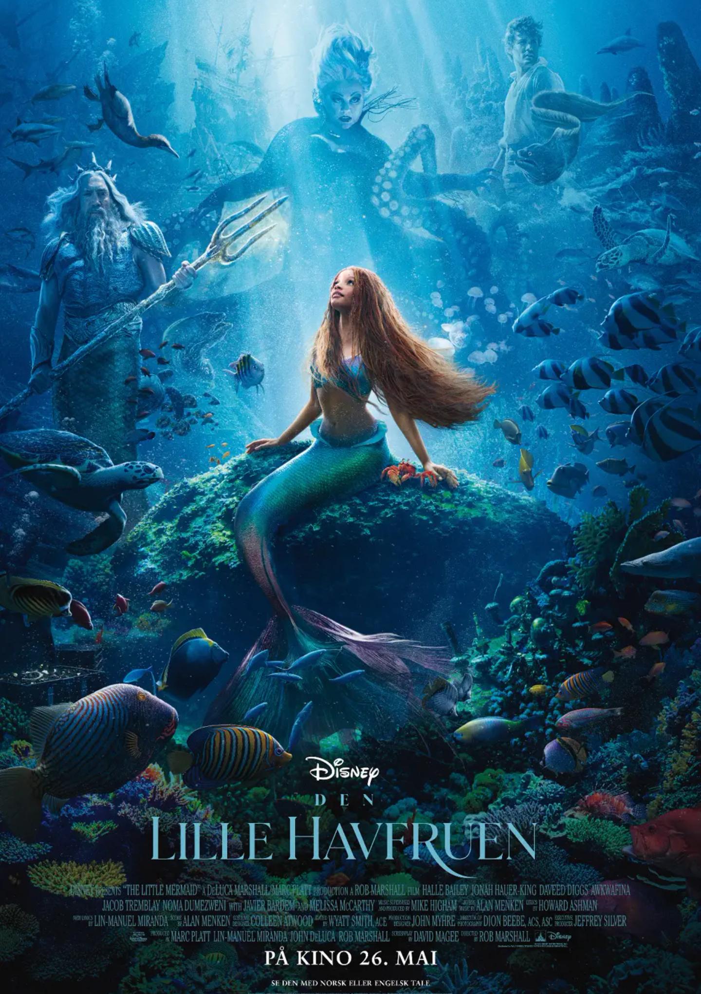 Plakat for 'Den lille havfruen (2023)'
