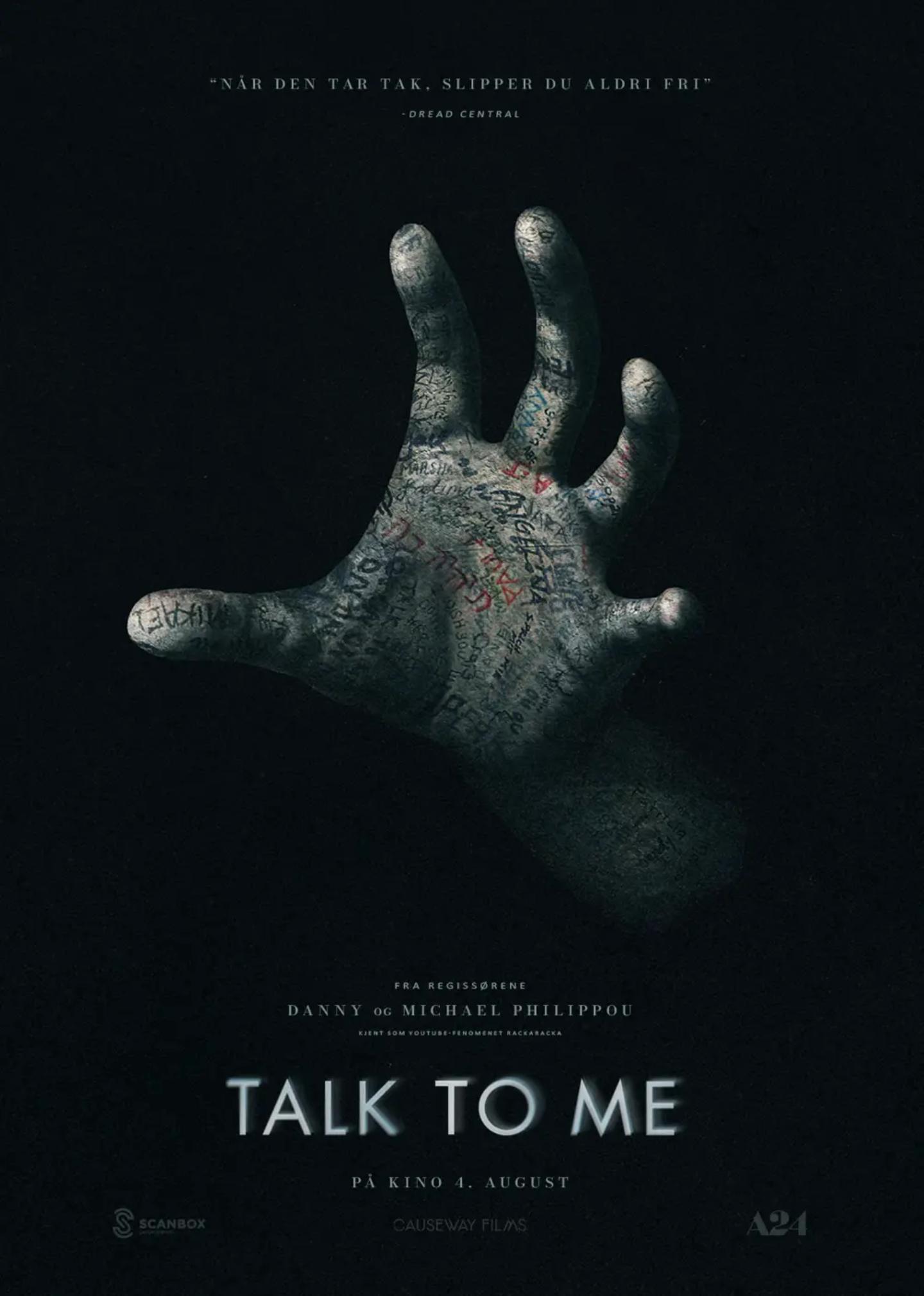 Plakat for 'Talk to Me'